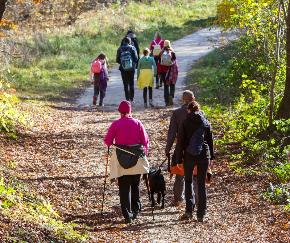 walking on the trail winter tick and mosquito prevention